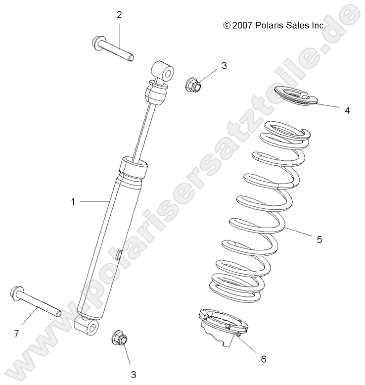 SUSPENSION, SHOCK, REAR