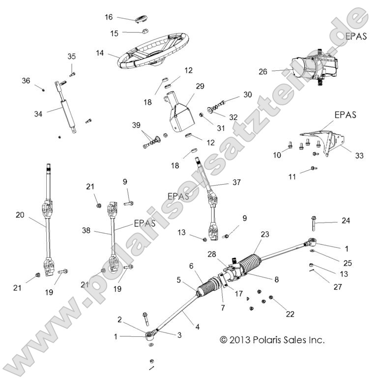 Steering, Steering Asm.