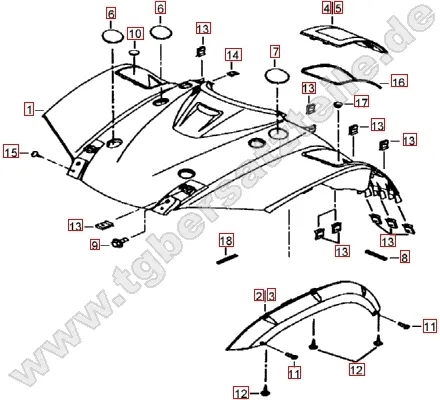 Frontverkleidung Frontverkleidung