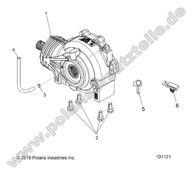 Drive Train, Front Gearcase Mounting Drive Train, Front Gearcase Mounting