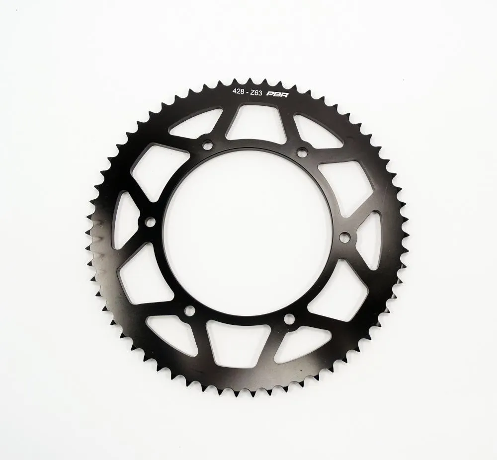 Fantic Original Kettenrad Aluminium schwarz hinten - 428 - 63