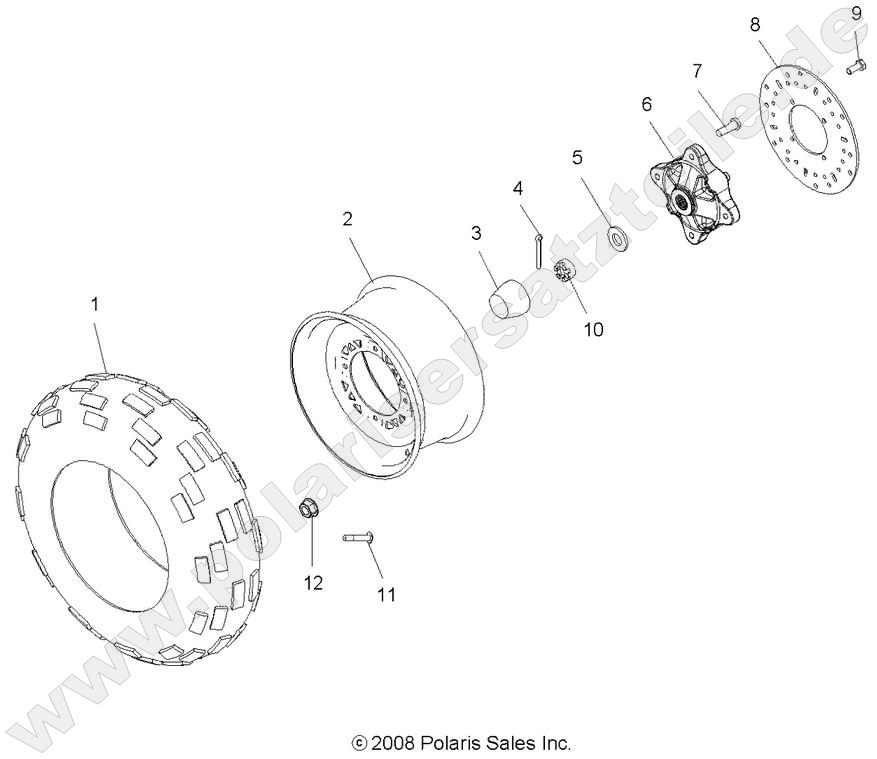 WHEELS, FRONT WHEELS, FRONT