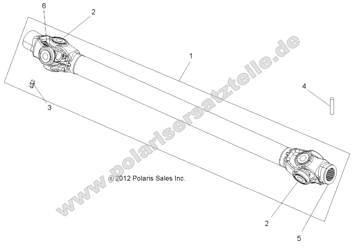 Drive Train, Prop Shaft, Front Drive Train, Prop Shaft, Front