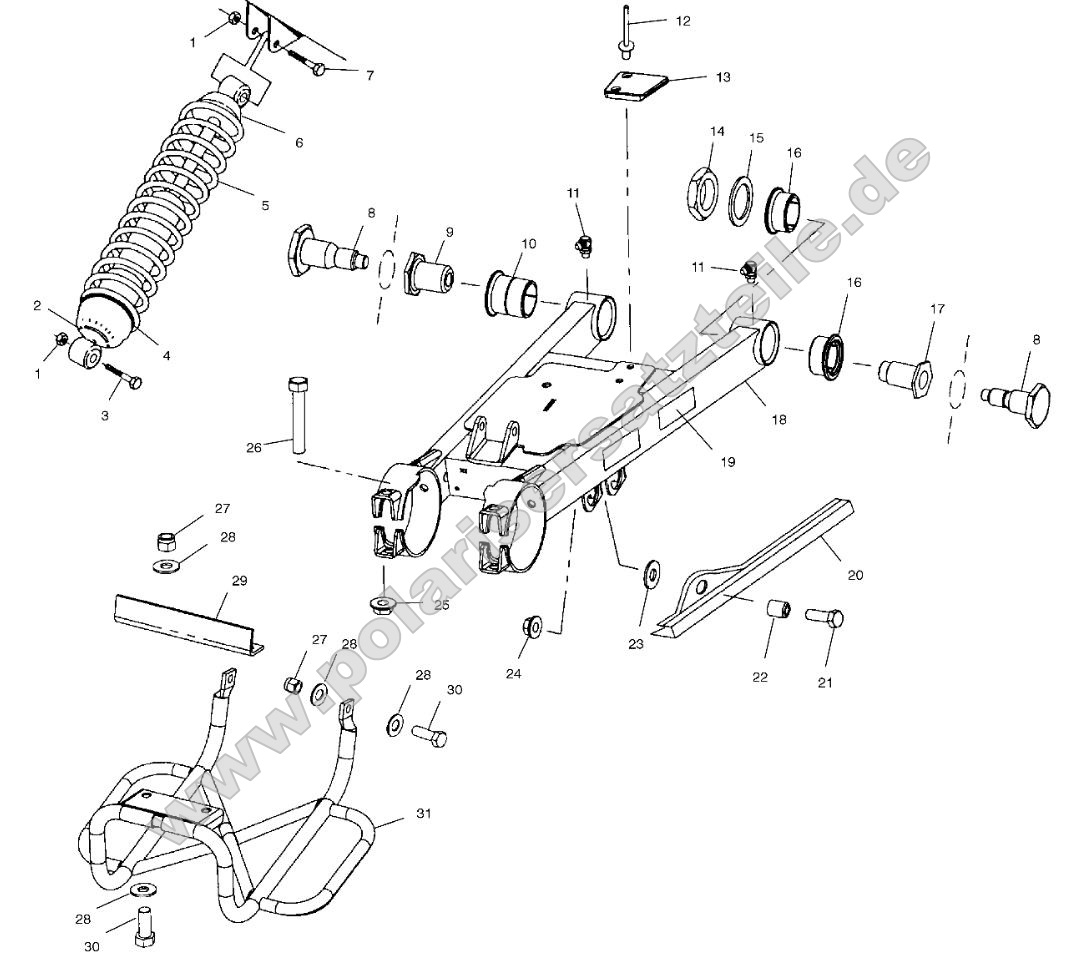 Swing Arm/Shock Mounting