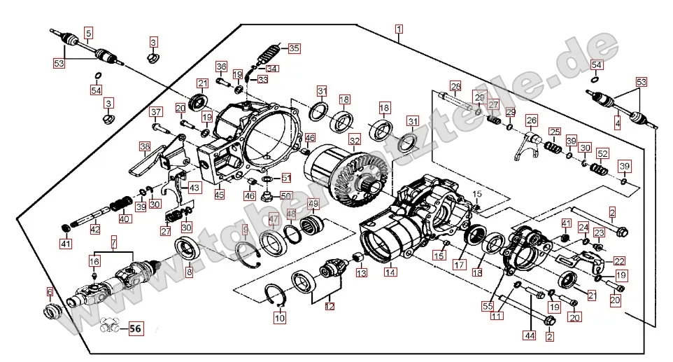 Differenzial vorne Differenzial vorne