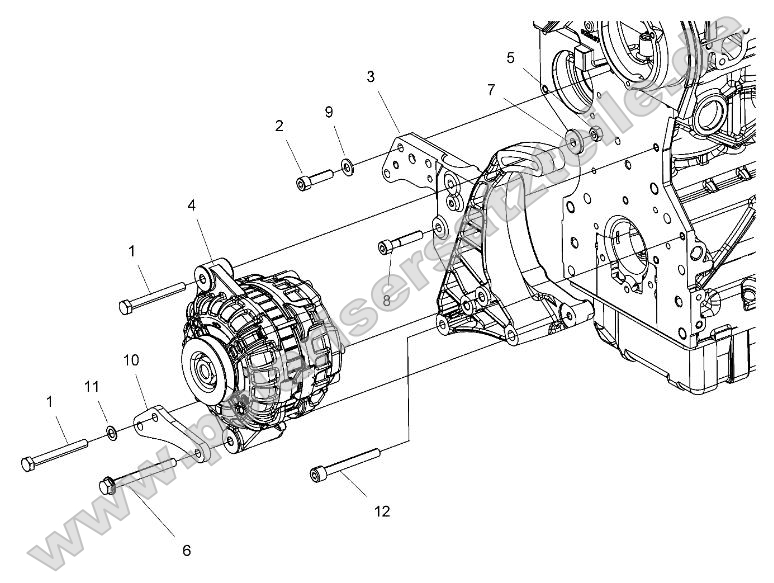 Engine, Alternator Engine, Alternator