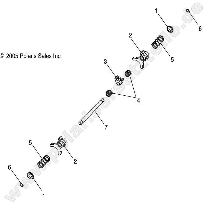DRIVE TRAIN, MAIN GEARCASE SHIFT FORKS DRIVE TRAIN, MAIN GEARCASE SHIFT FORKS