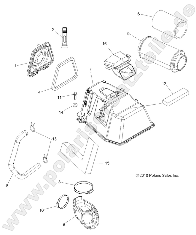ENGINE, AIR INTAKE (Built 10/23/10 and After)