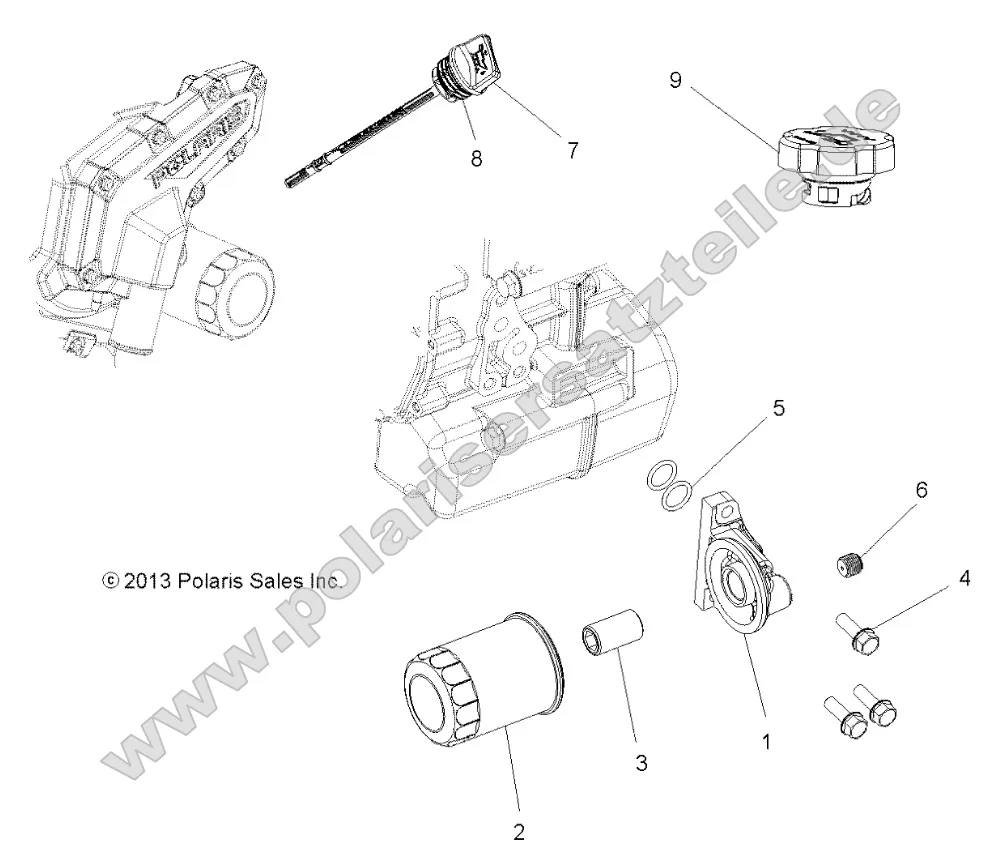 Engine, Oil Filter and Dipstick Engine, Oil Filter and Dipstick