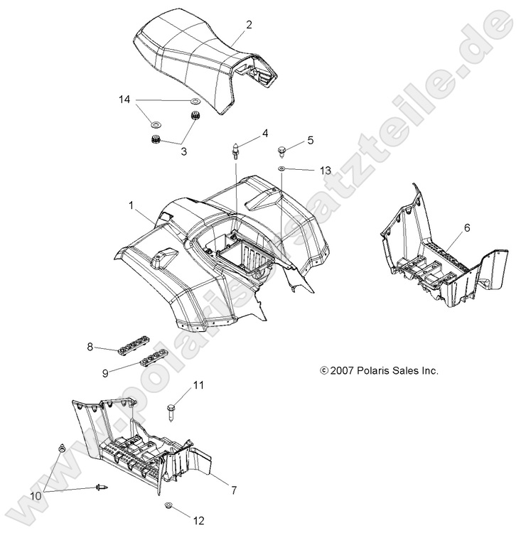 BODY, REAR CAB and SEAT