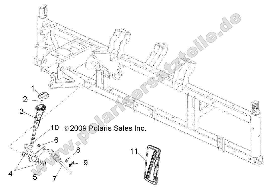 Drive Train, Gear Selector Drive Train, Gear Selector