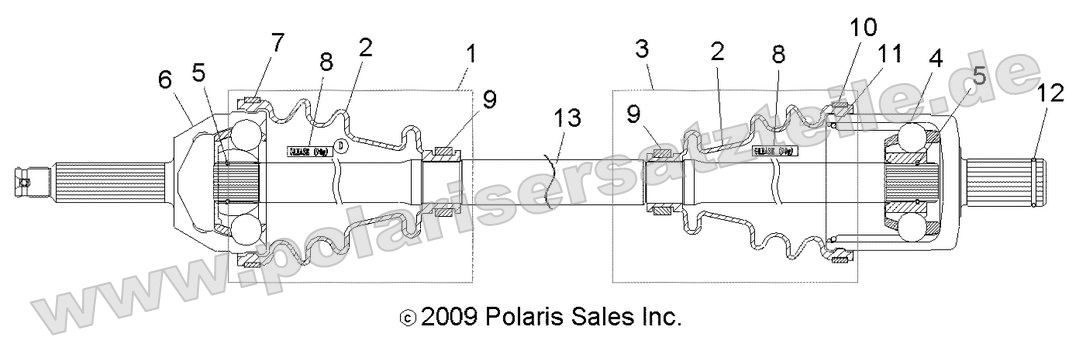 Drive Train, Front Drive Shaft