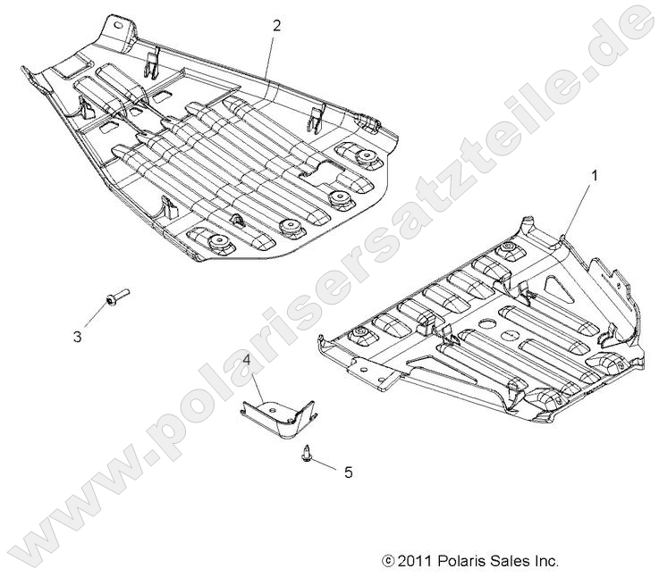 BODY, SKID PLATES BODY, SKID PLATES