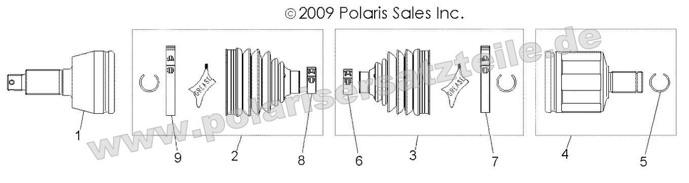 Drive Train, Front Drive Shaft