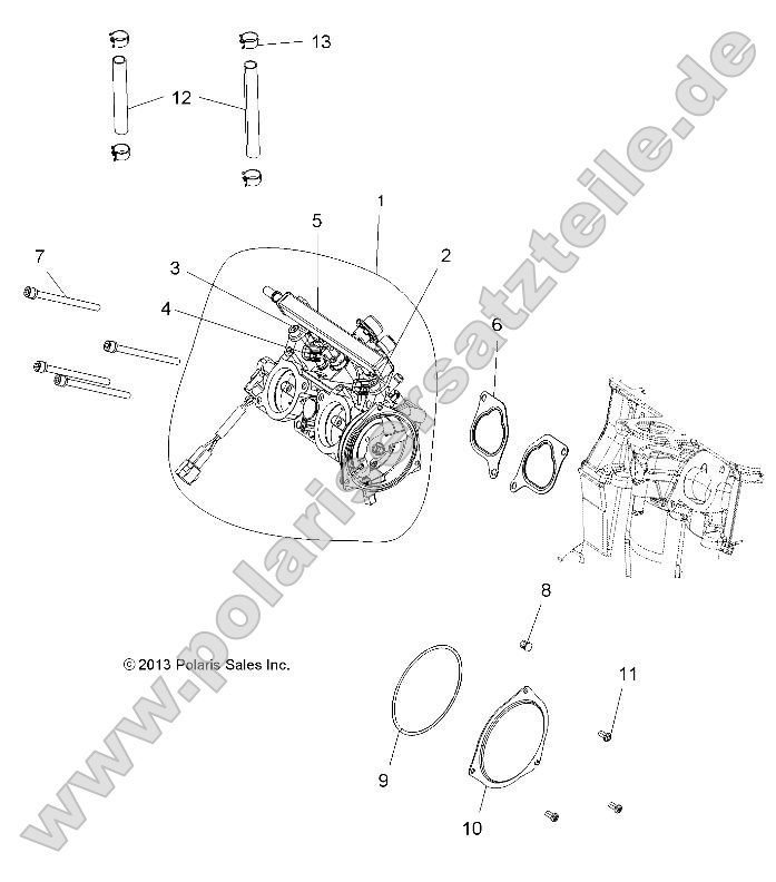 Engine, Throttle Body Engine, Throttle Body
