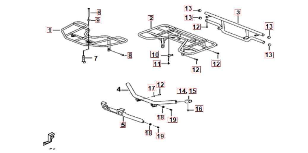 Gepäckträger vo. und hi. Gepäckträger vo. und hi.
