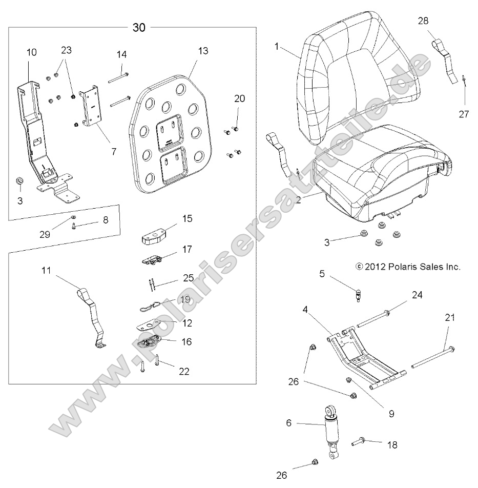Body, Seat, Passenger Body, Seat, Passenger