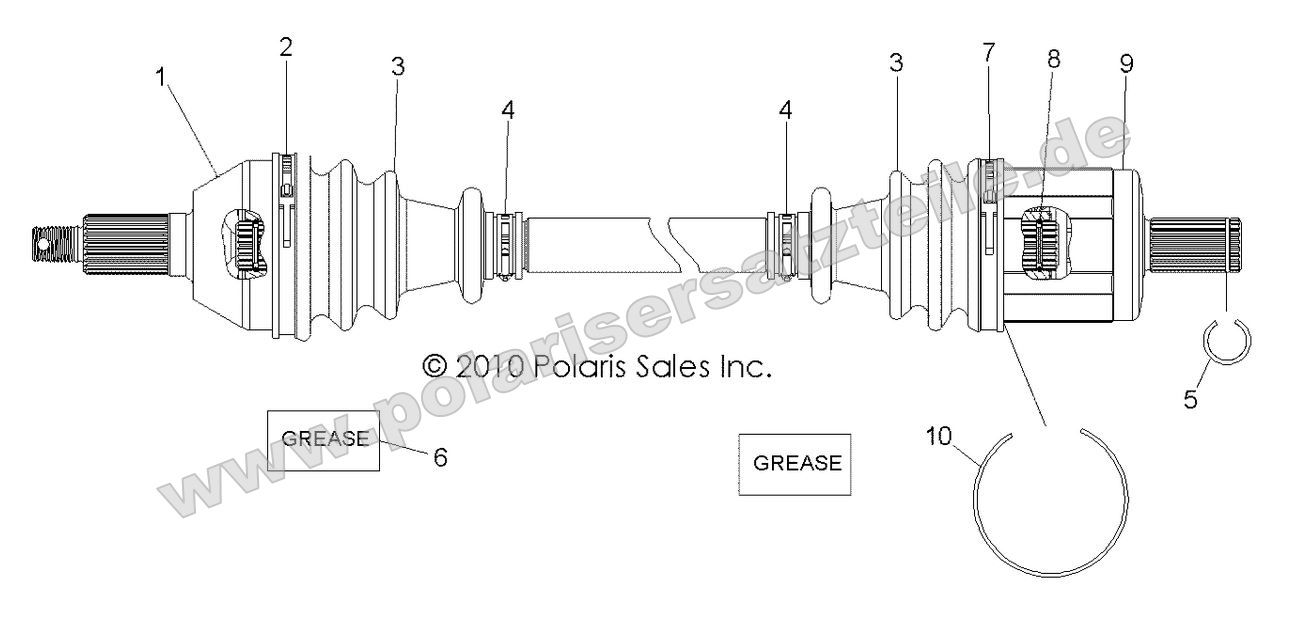 Drive Train, Front Drive Shaft
