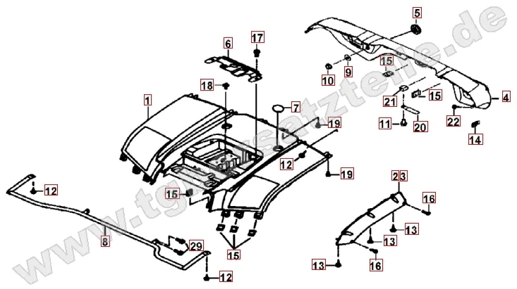 Heckverkleidung Heckverkleidung