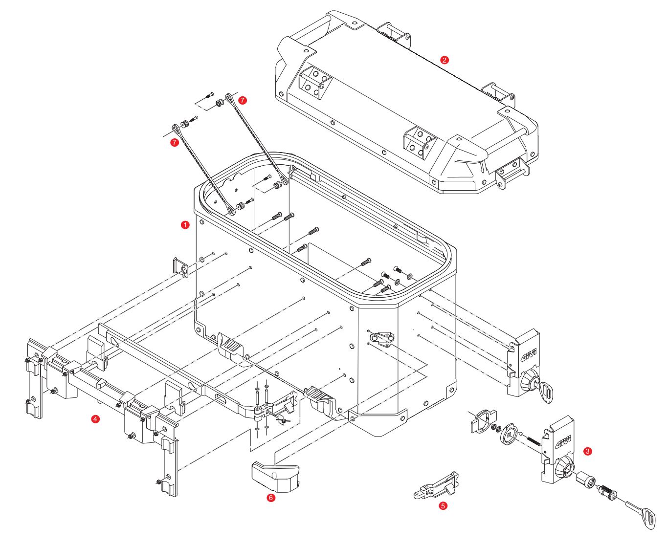 GIVI OBK48B Trekker Outback