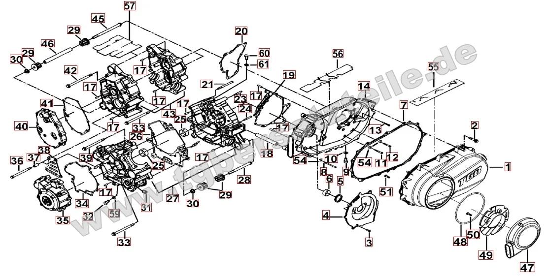 Motorgehäuse Motorgehäuse