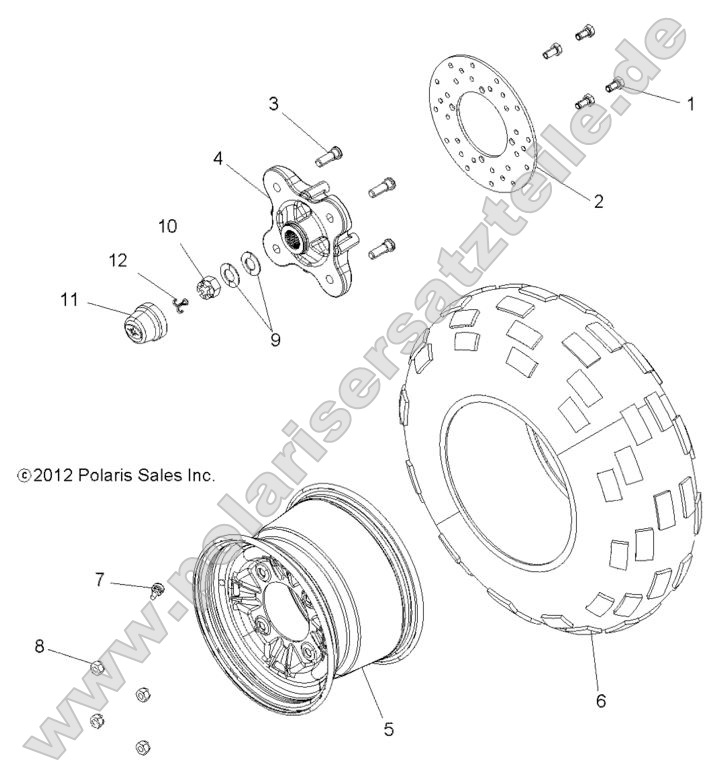 Wheels, Rear 49RGRWHEELRR13900XP