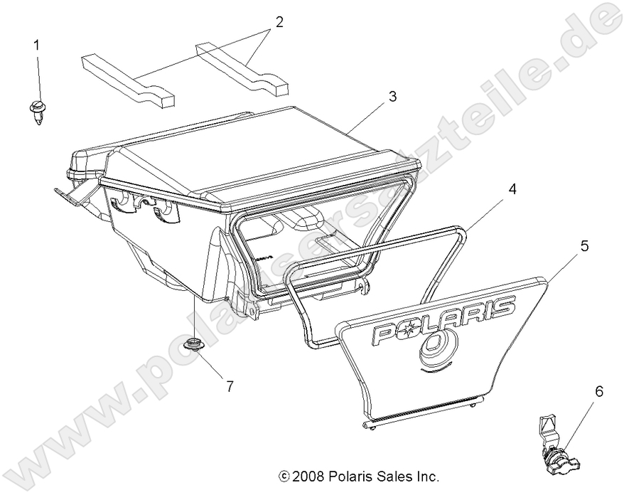 BODY, STORAGE BOX, REAR BODY, STORAGE BOX, REAR
