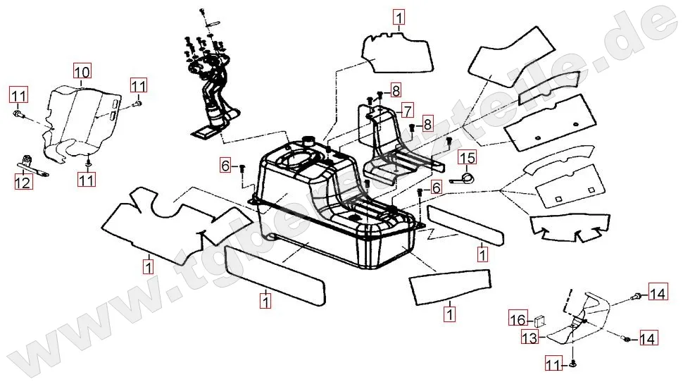Hitzeschutz f. Benzintank Hitzeschutz f. Benzintank