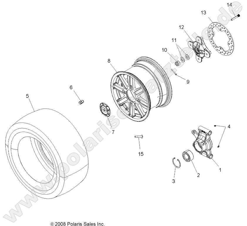 WHEELS, REAR and HUB