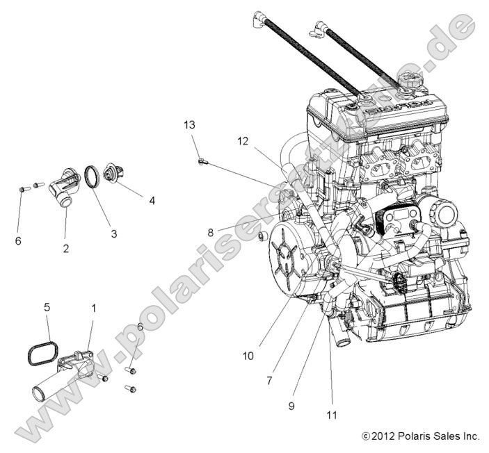 Engine, Cooling, Thermostat and Bypass Engine, Cooling, Thermostat and Bypass