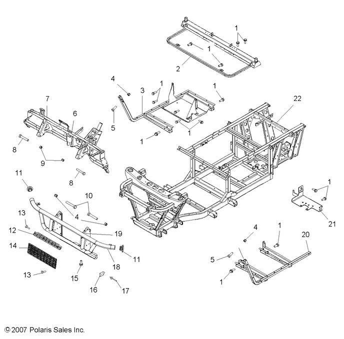 Chassis, Frame and Front Bumper Chassis, Frame and Front Bumper