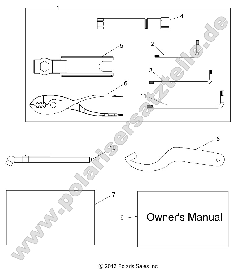 References, Tool Kit and Owners Manual