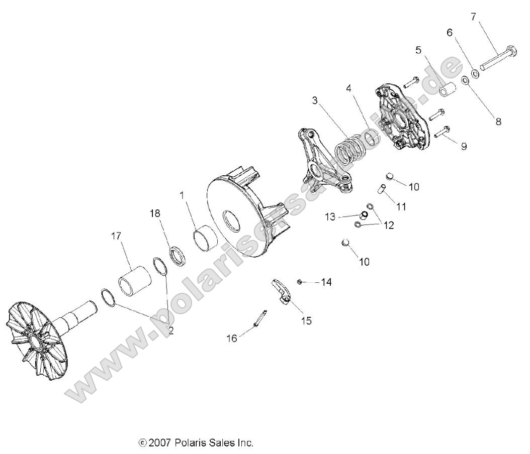 Drive Train, Primary Clutch