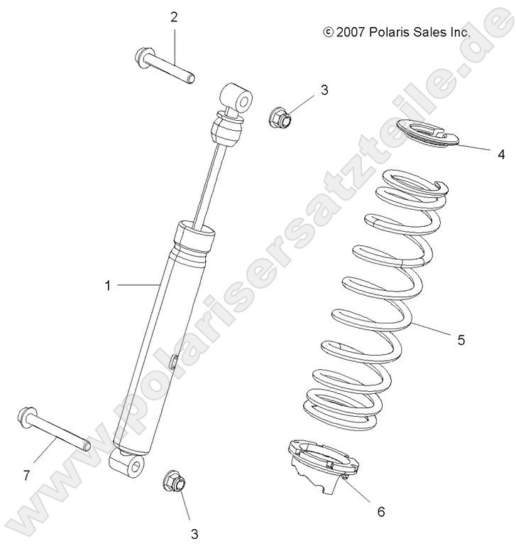SUSPENSION, SHOCK, REAR