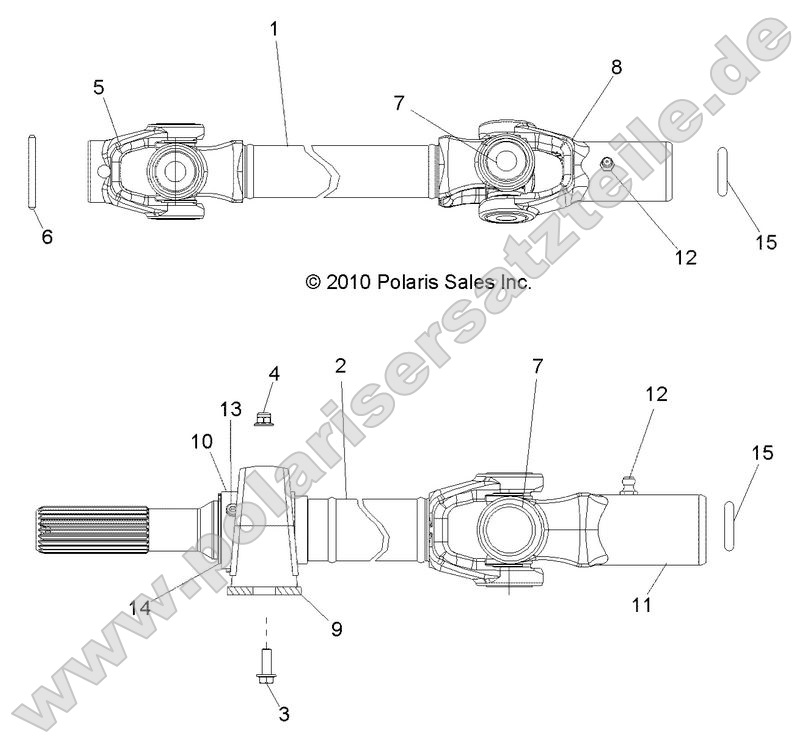 Drive Train, Front Prop Shaft
