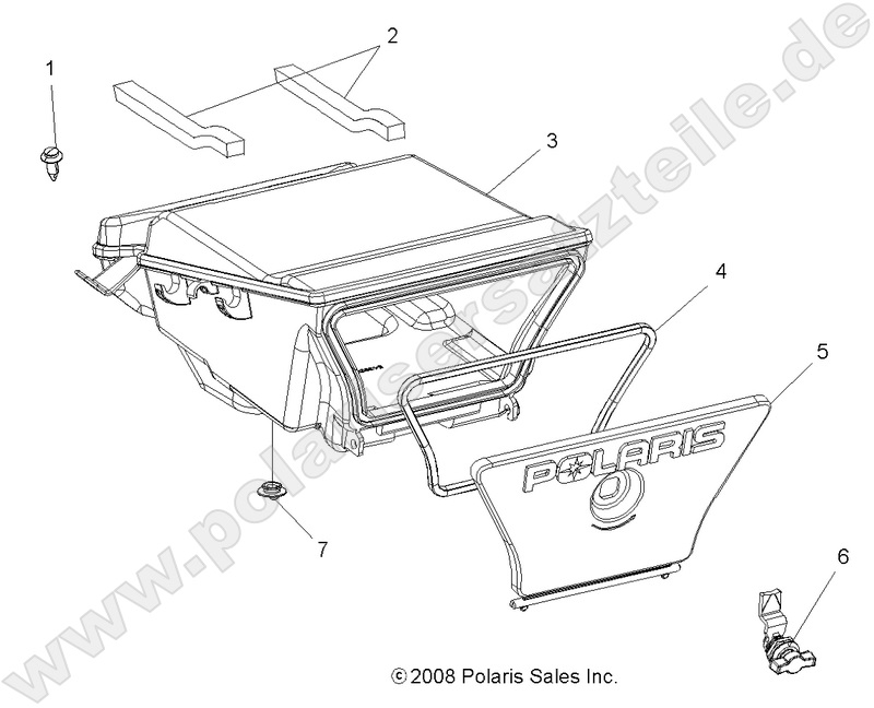 BODY, REAR STORAGE BOX