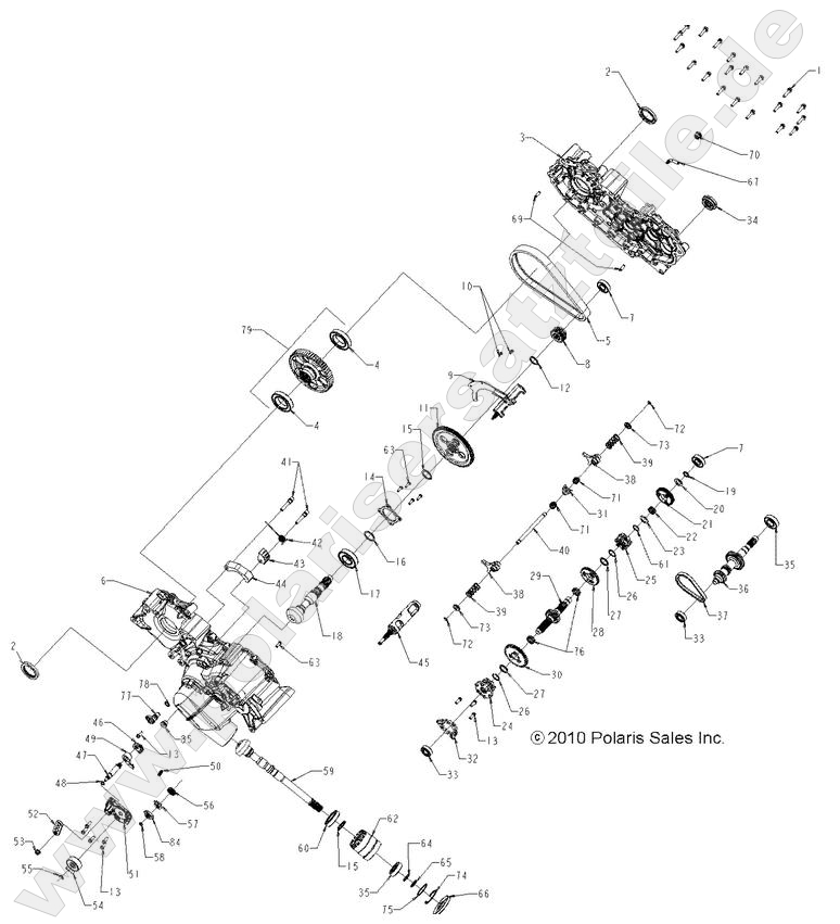 DRIVE TRAIN, MAIN GEARCASE