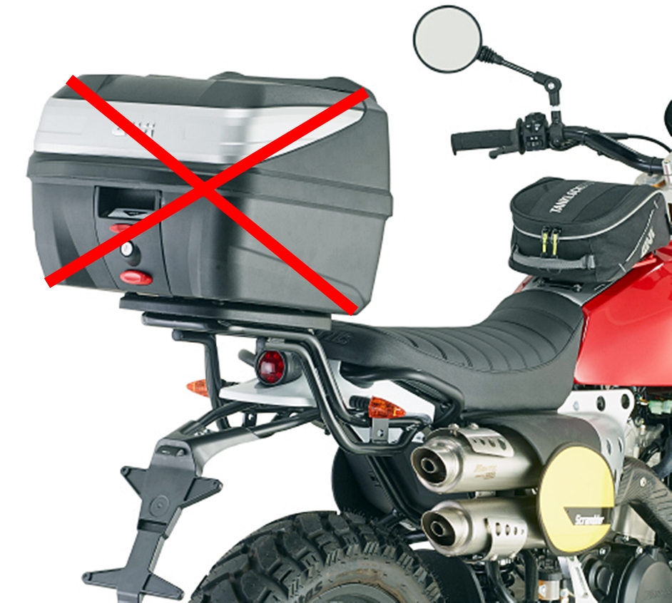 Givi Topcaseträger für Monolock Koffer - Fantic Caballero 125 / 250 / 500 2018-23