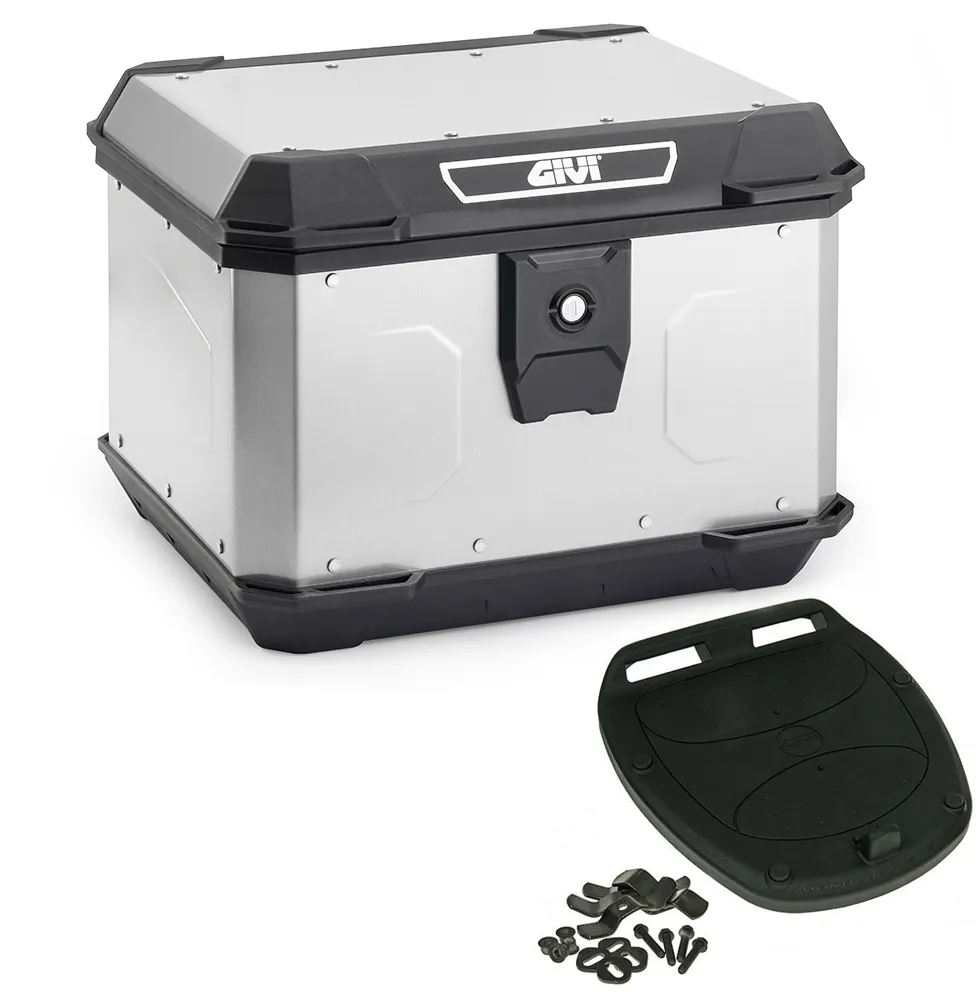 Givi Monolock Topcase Alpina ALP44A Aluminium - 44 Liter - inkl. Montagekit