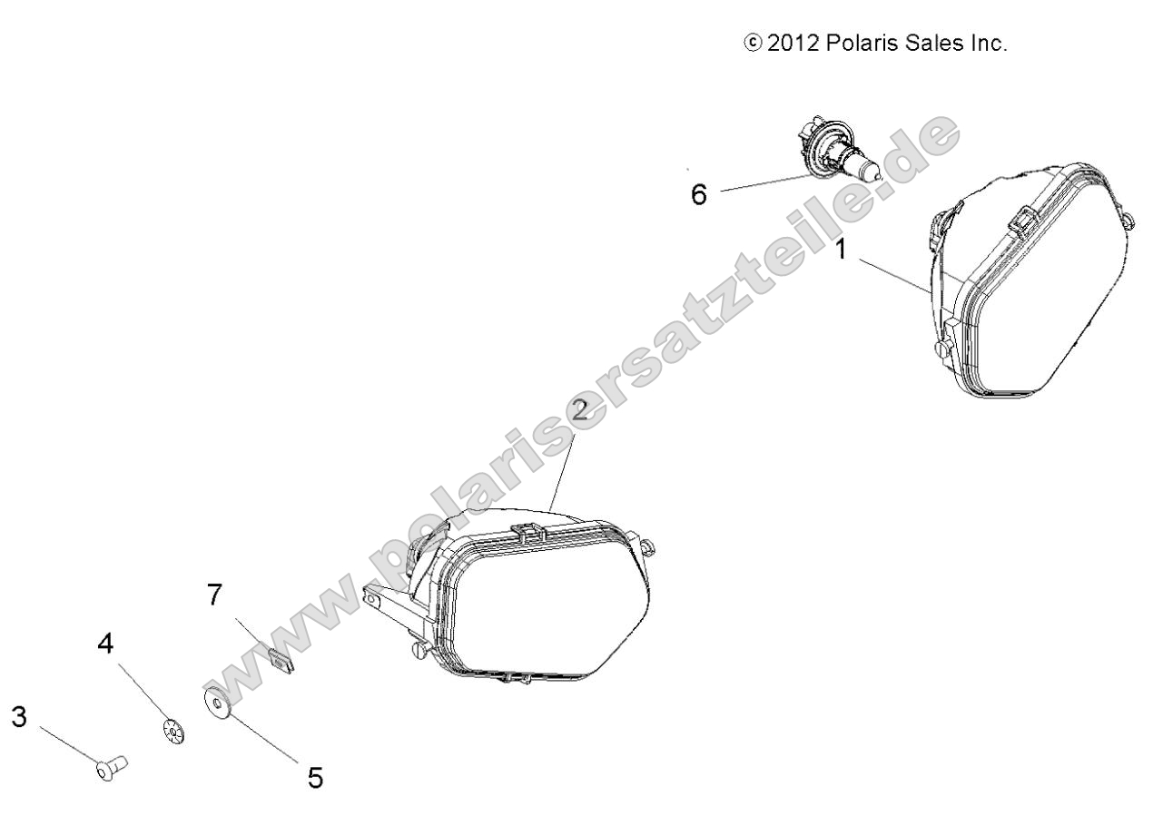 Electrical, Headlights (49ATVHEADLIGHT13850SCRAM) Electrical, Headlights (49ATVHEADLIGHT13850SCRAM)