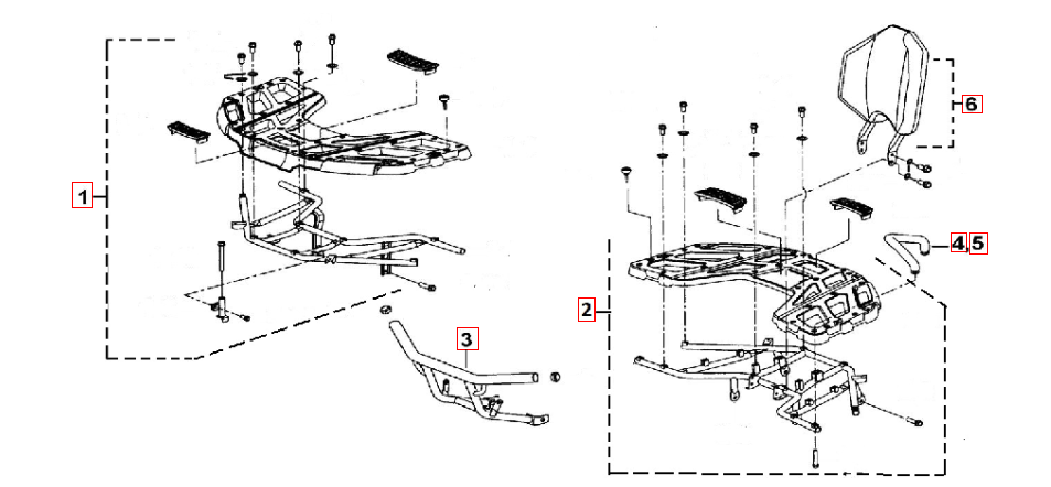 Gepäckträger vo. u. hi.Plastik_Sturzbügel vo.