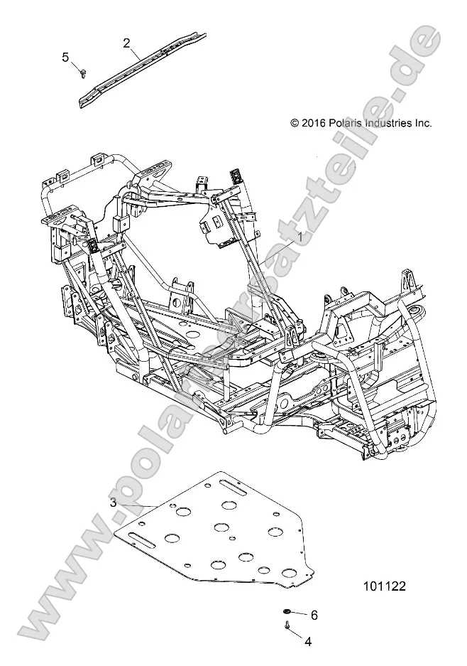 Chassis, Main Frame and Skid Plate Chassis, Main Frame and Skid Plate