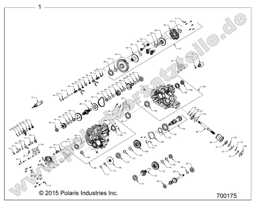 Drive Train, Main Gearcase Drive Train, Main Gearcase