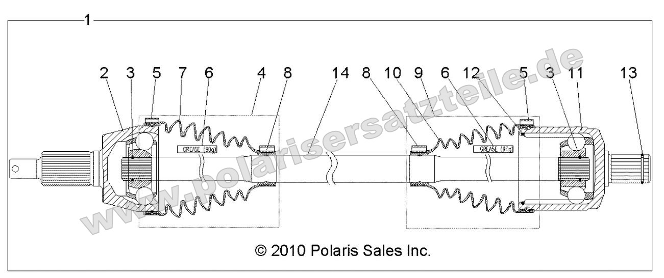 Drive Train, Front Drive Shaft