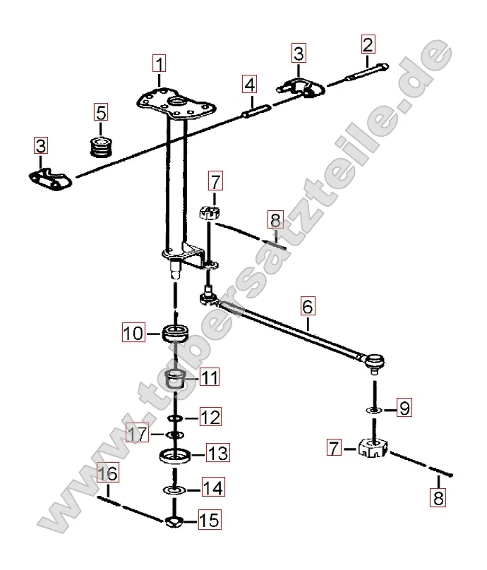 Lenksäule - Spurstange Lenksäule - Spurstange