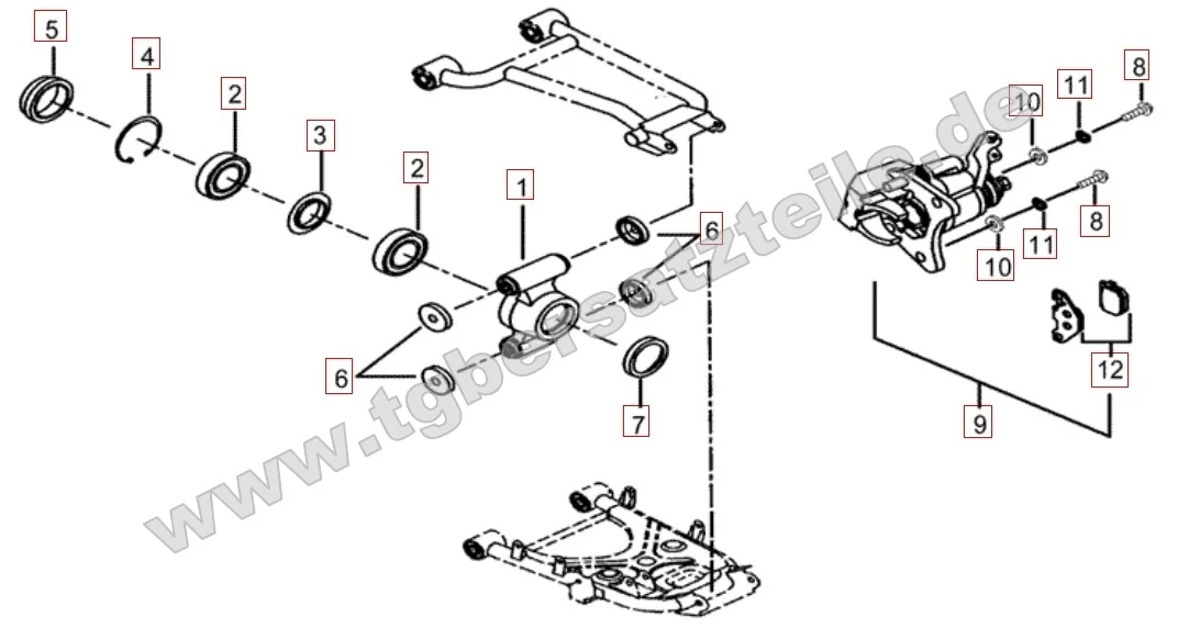Hinterradachse Hinterradachse