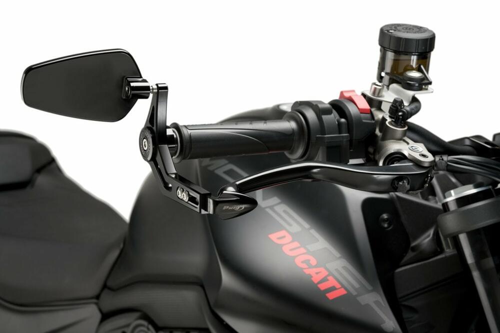 PUIG SCHUTZ BREMSHEBEL MIT RUCKSPIEGEL PRO C/SCHWARZ - 21440N