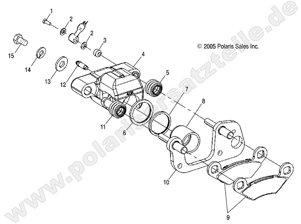 BRAKES, FRONT CALIPER BRAKES, FRONT CALIPER