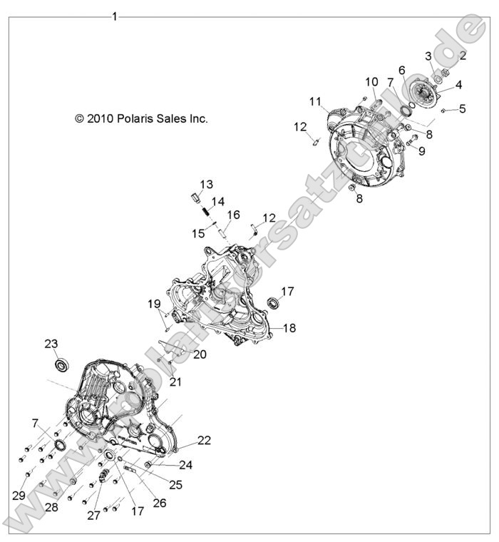 Drive Train, Main Gearcase