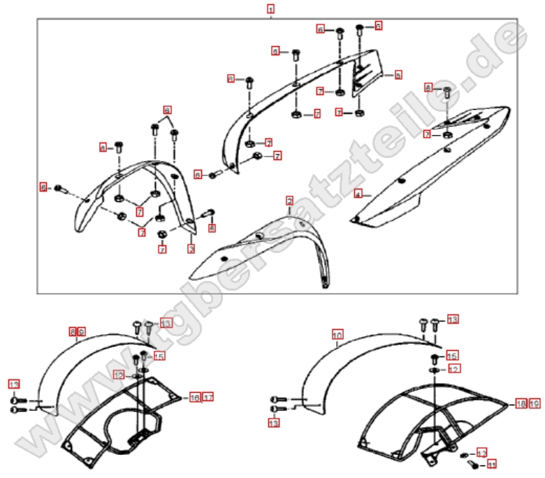 Kotflügelverbreiterung-Kotflügel vo. und hi.